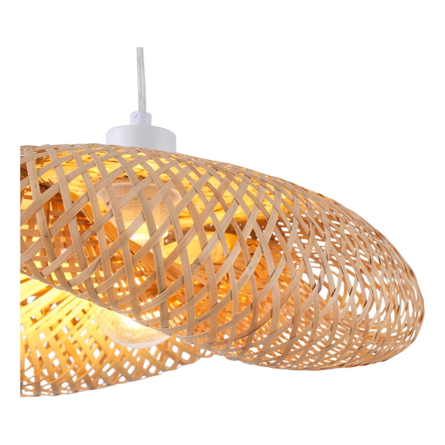 Suspension filaire 1xE27/40W/230V bambou