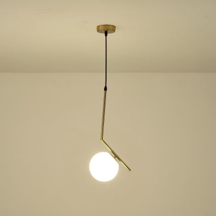Suspension filaire 1xE27/40W/230V laiton