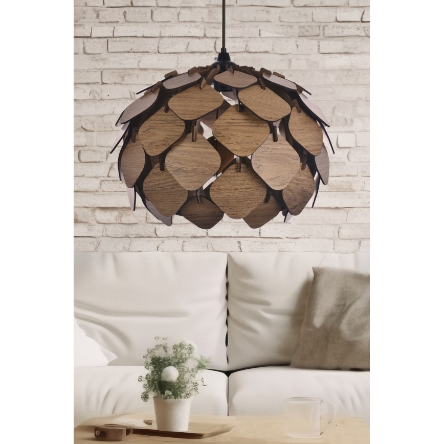Suspension filaire 1xE27/40W/230V marron