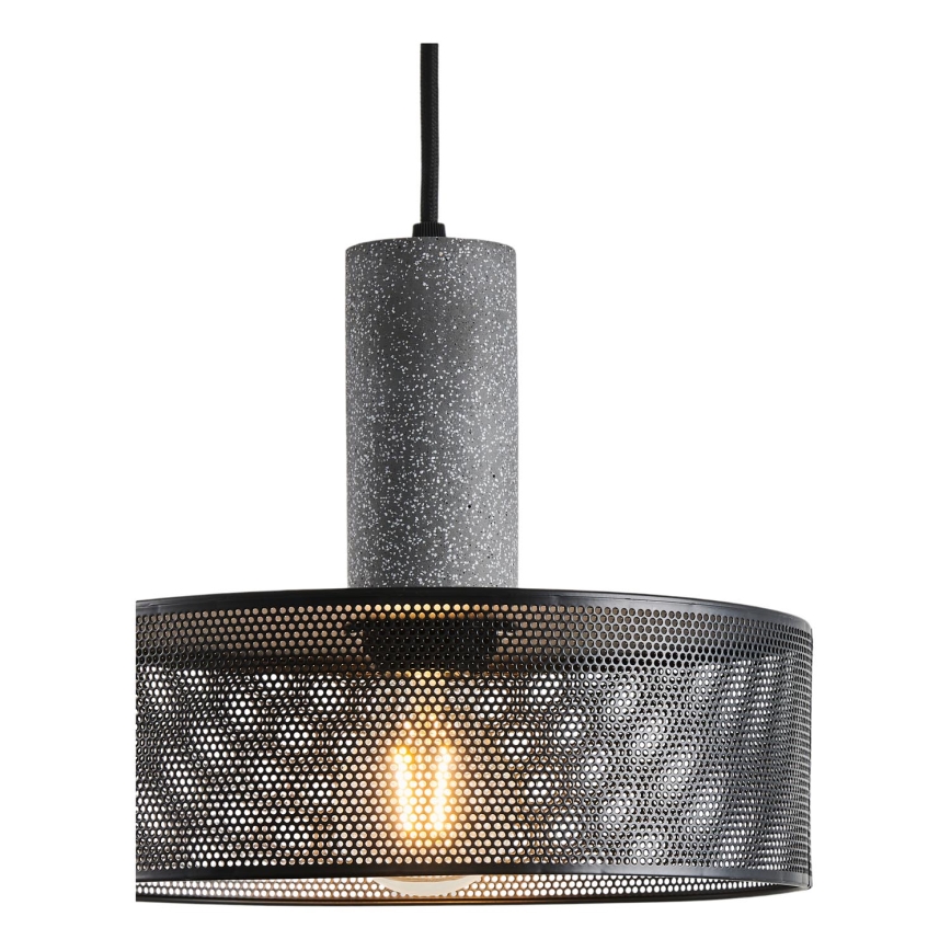 Suspension filaire 1xE27/40W/230V noir