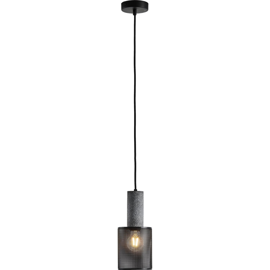 Suspension filaire 1xE27/40W/230V noir