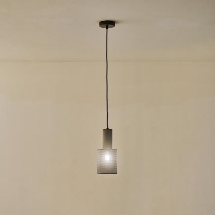 Suspension filaire 1xE27/40W/230V noir