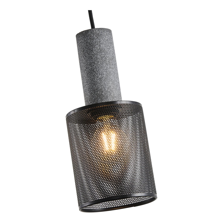 Suspension filaire 1xE27/40W/230V noir