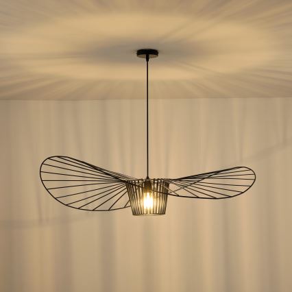 Suspension filaire 1xE27/40W/230V noir