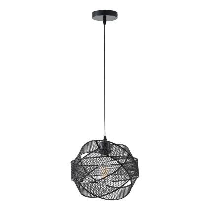 Suspension filaire 1xE27/40W/230V noir