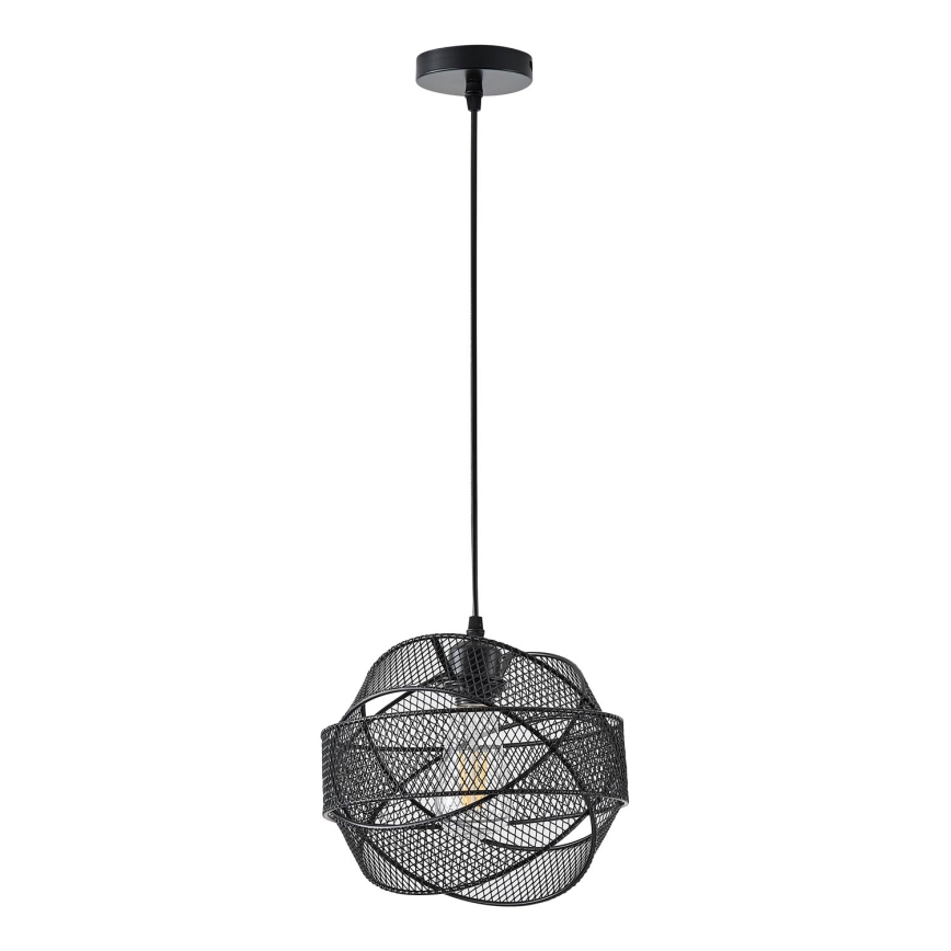 Suspension filaire 1xE27/40W/230V noir