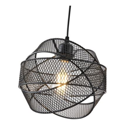 Suspension filaire 1xE27/40W/230V noir
