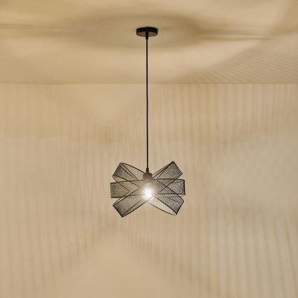 Suspension filaire 1xE27/40W/230V noir
