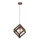 Suspension filaire 1xE27/60W/230V bronze