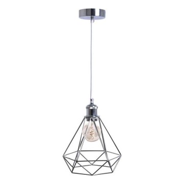 Suspension filaire 1xE27/60W/230V d. 22 cm chrome brillant