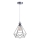Suspension filaire 1xE27/60W/230V d. 22 cm chrome brillant