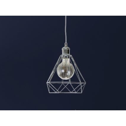 Suspension filaire 1xE27/60W/230V d. 22 cm chrome brillant