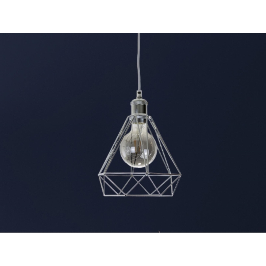 Suspension filaire 1xE27/60W/230V d. 22 cm chrome brillant