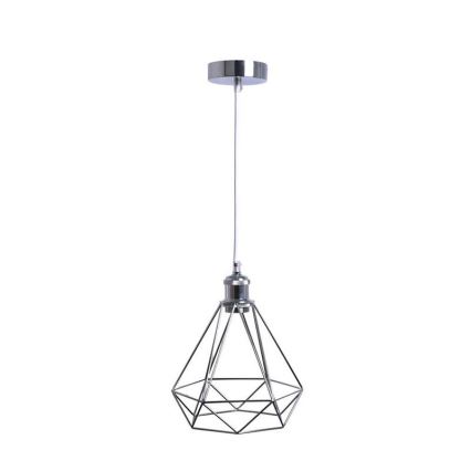 Suspension filaire 1xE27/60W/230V d. 22 cm chrome brillant