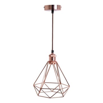 Suspension filaire 1xE27/60W/230V d. 22 cm cuivre