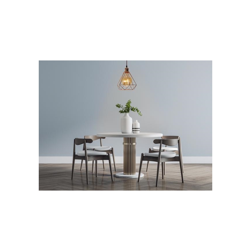 Suspension filaire 1xE27/60W/230V d. 22 cm cuivre