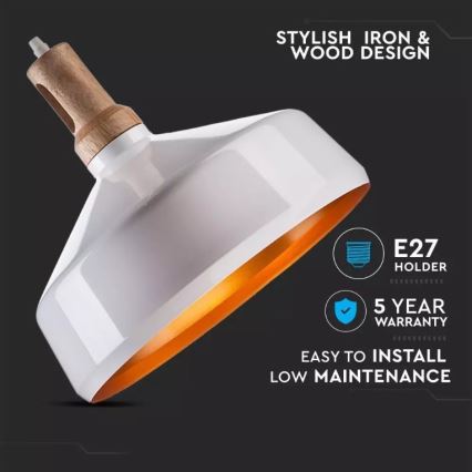 Suspension filaire 1xE27/60W/230V