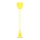 Suspension filaire 1xE27/60W/230V jaune