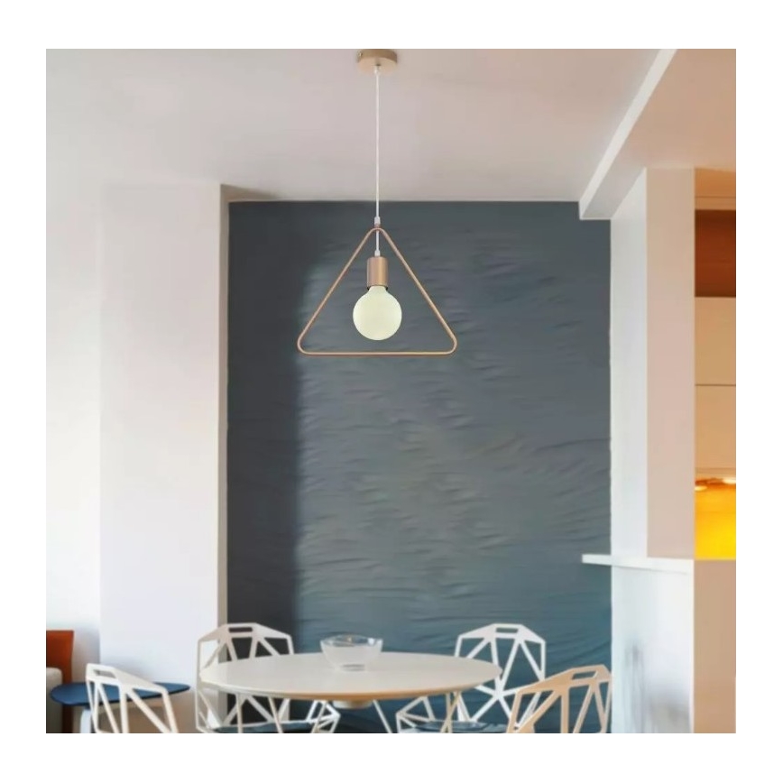 Suspension filaire 1xE27/60W/230V triangle