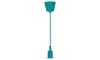 Suspension filaire 1xE27/60W/230V turquoise