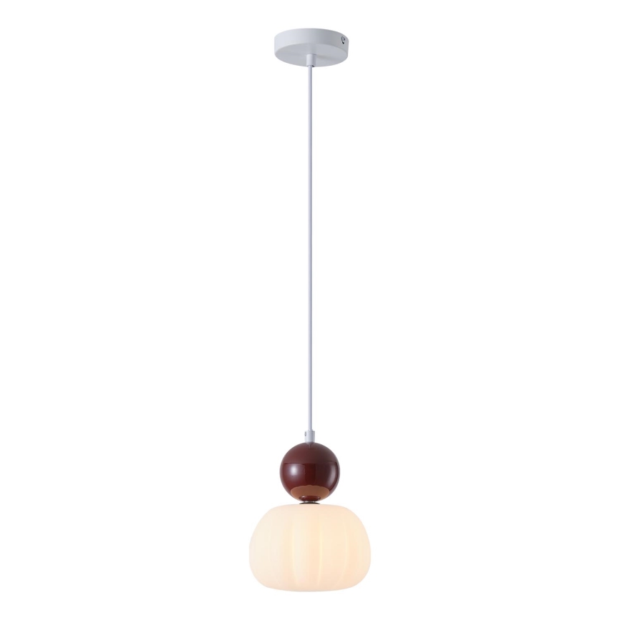 Suspension filaire 1xG9/7W/230V blanc/marron