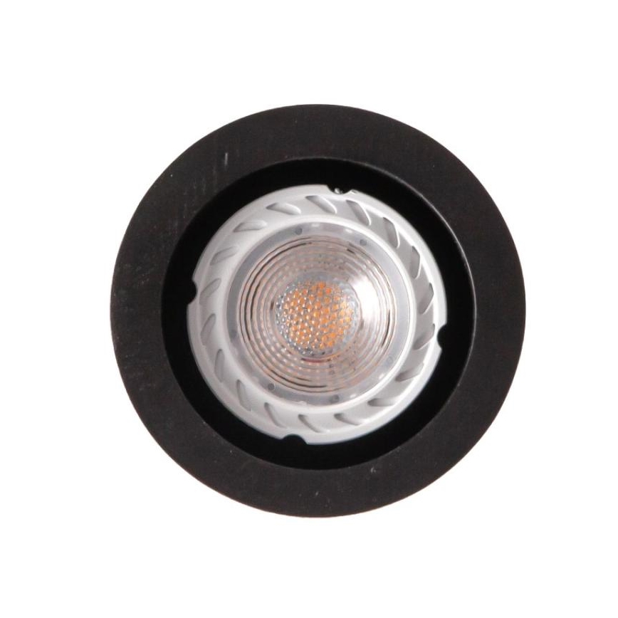 Suspension filaire 1xGU10/10W/230V frêne/bois massif noir