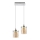 Suspension filaire 2xLED/5W/230V blanc/transparent