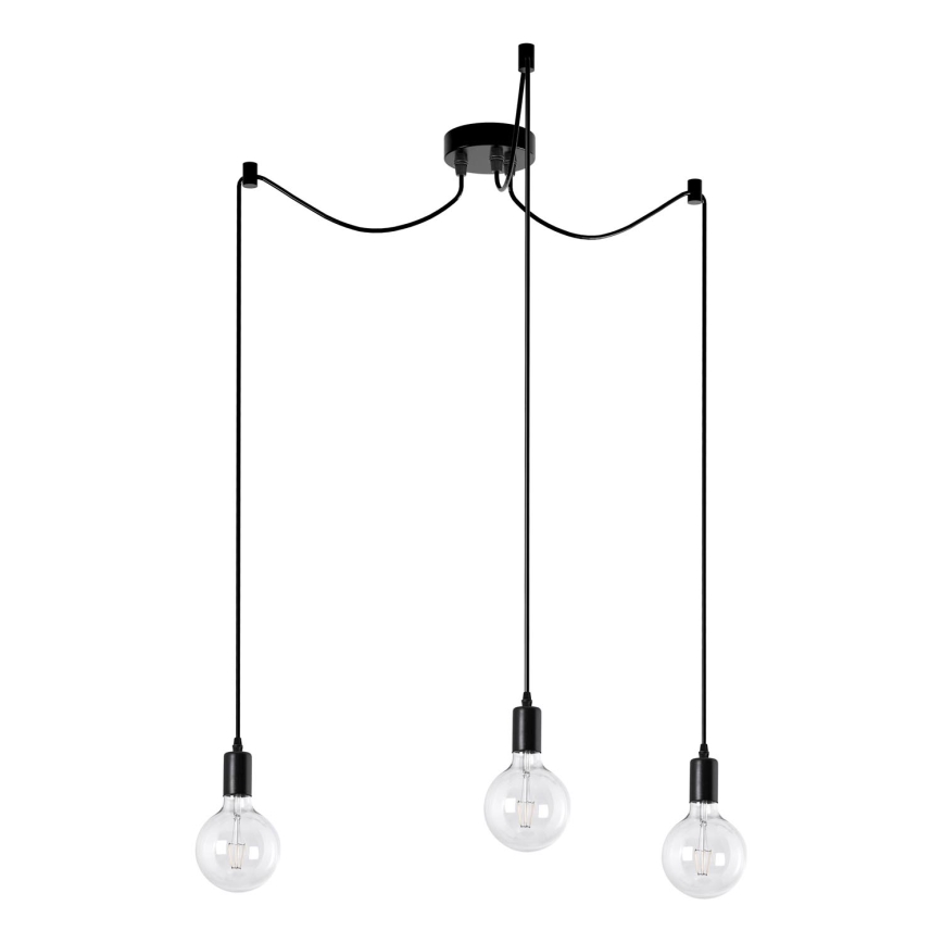 Suspension filaire 3xE27/60W/230V araignée