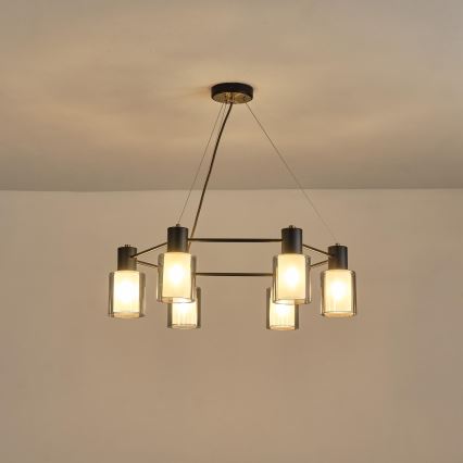 Suspension filaire 6xE14/15W/230V