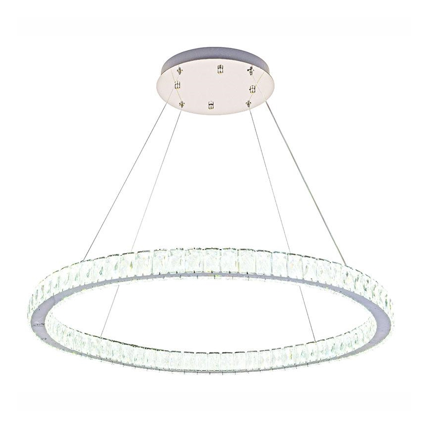 Suspension filaire à intensité variable LED/100W/230V 3000-6500K argent + Télécommande