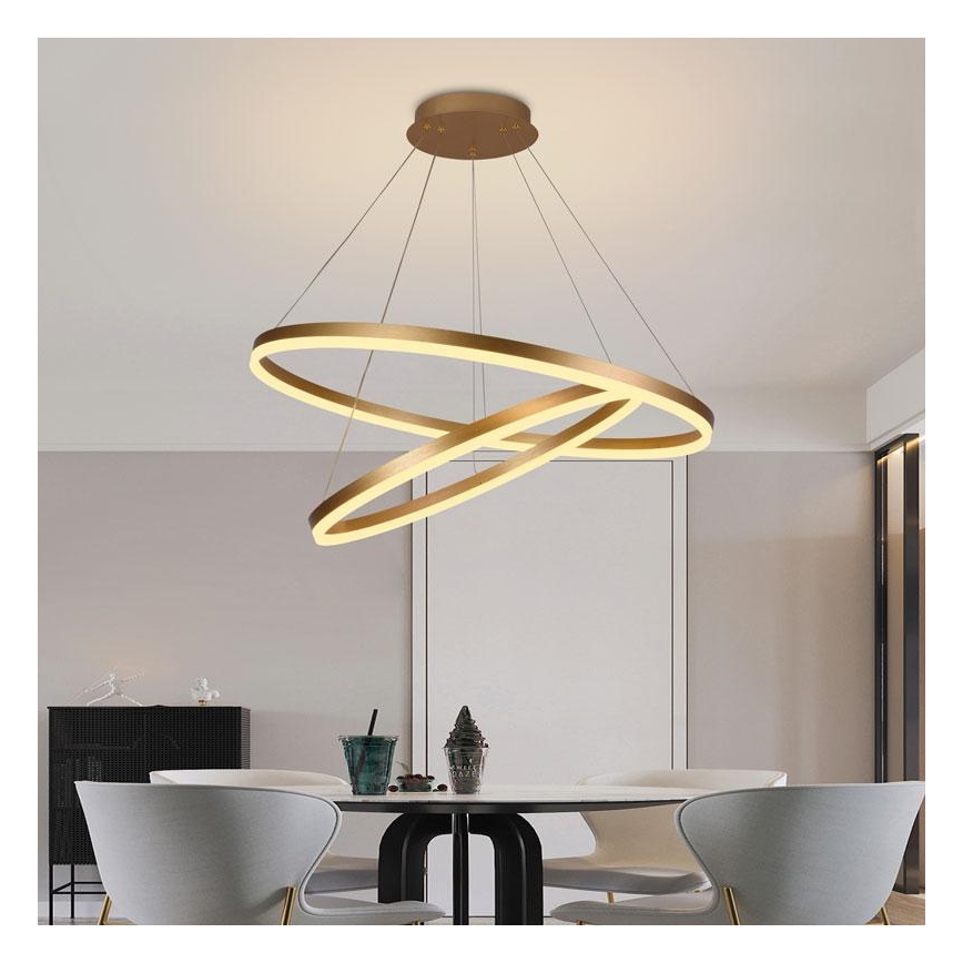 Suspension filaire à intensité variable LED/100W/230V 3000-6500K + télécommande