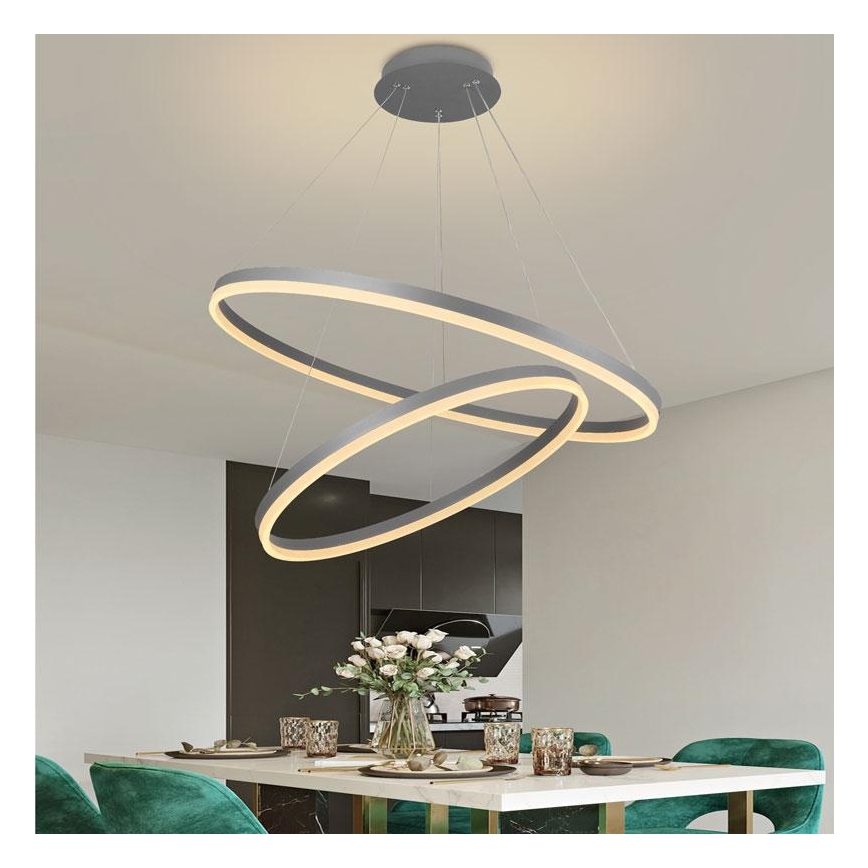 Suspension filaire à intensité variable LED/100W/230V 3000-6500K + télécommande