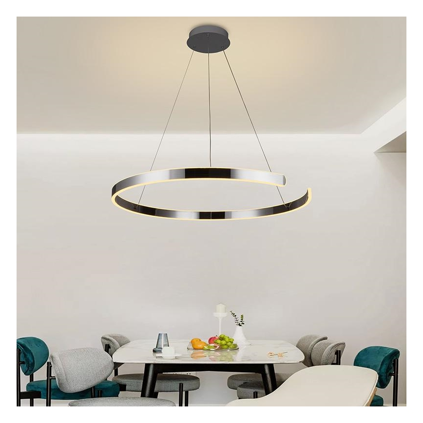 Suspension filaire à intensité variable LED/100W/230V 3000-6500K + télécommande