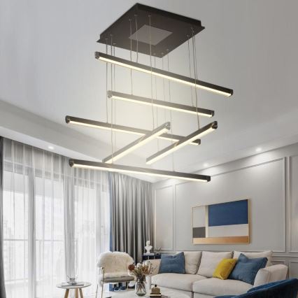 Suspension filaire à intensité variable LED/100W/230V 3000-6500K + télécommande