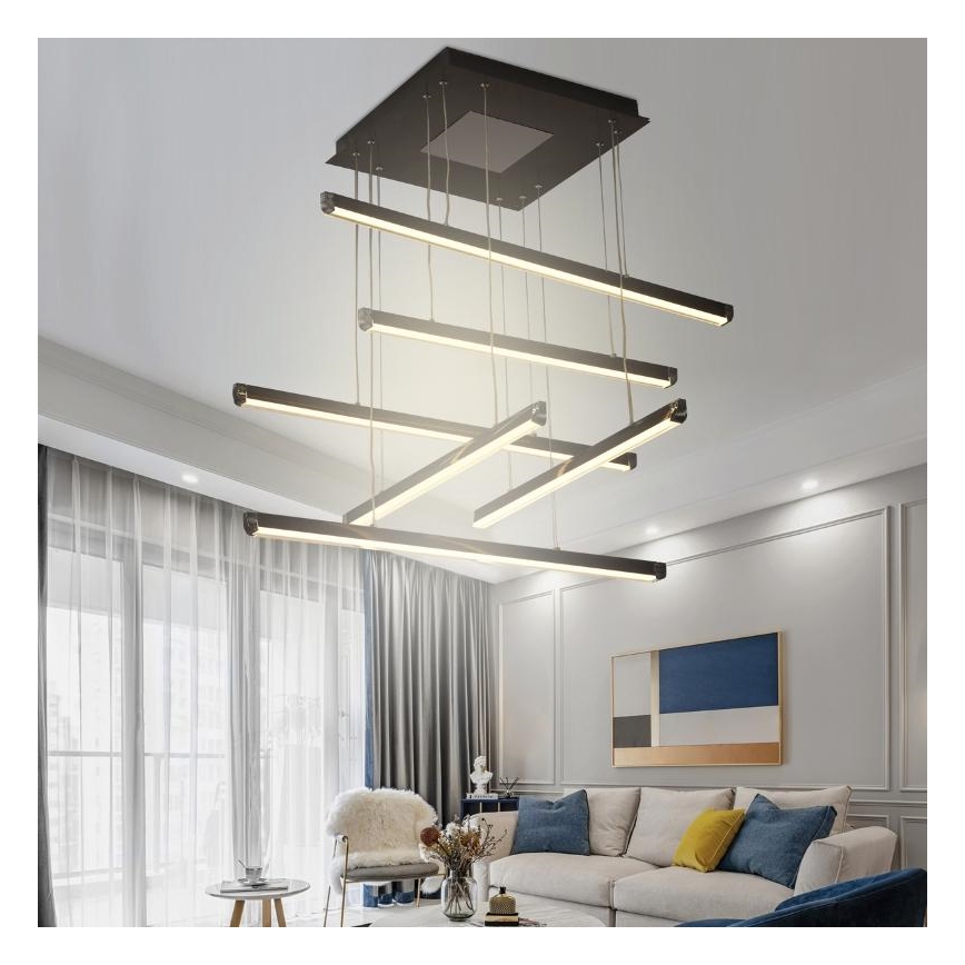 Suspension filaire à intensité variable LED/100W/230V 3000-6500K + télécommande