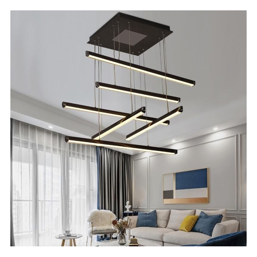 Suspension filaire à intensité variable LED/100W/230V 3000-6500K + télécommande