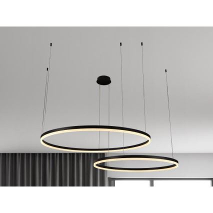 Suspension filaire à intensité variable LED/100W/230V 3000-6500K + Télécommande