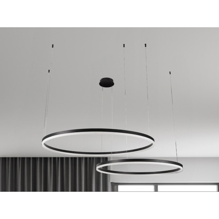 Suspension filaire à intensité variable LED/100W/230V 3000-6500K + Télécommande