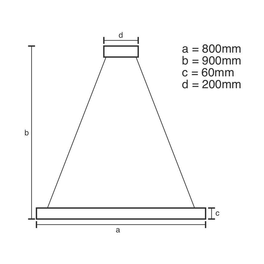 Suspension filaire à intensité variable LED/110W/230V 3000-6500K + télécommande