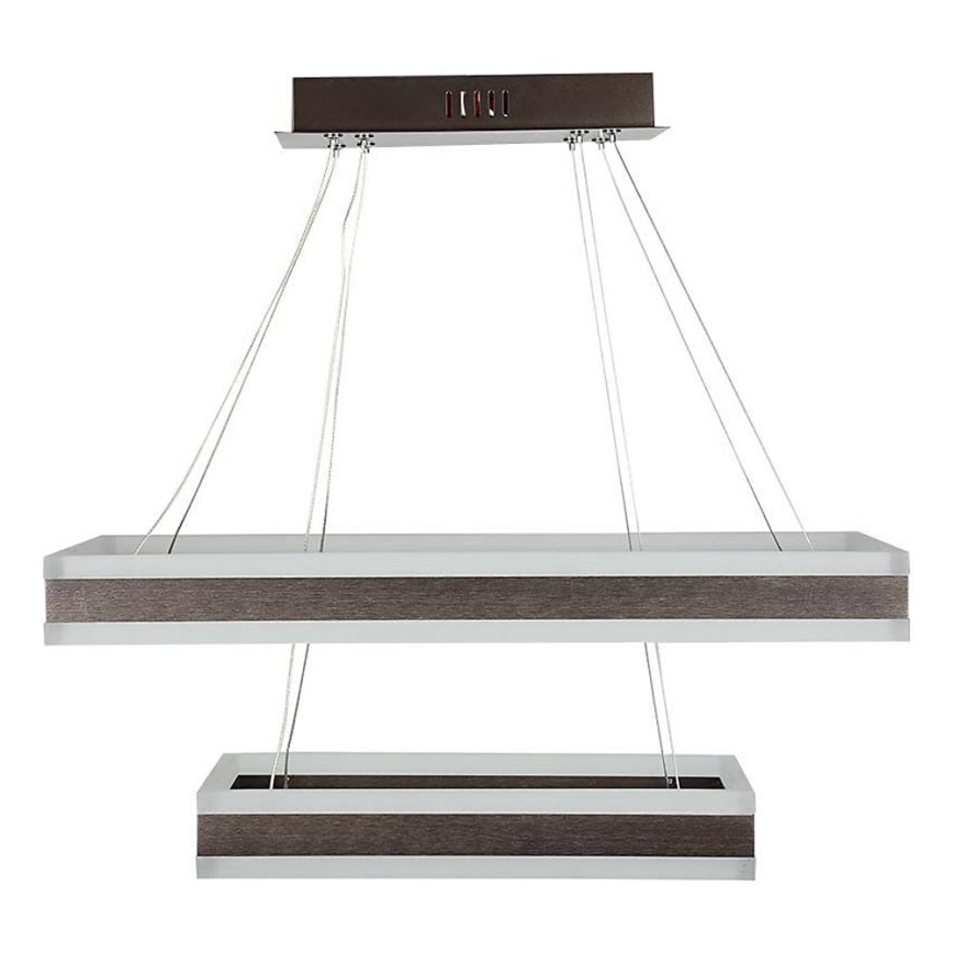 Suspension filaire à intensité variable LED/113W/230V 3000K marron
