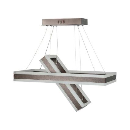 Suspension filaire à intensité variable LED/113W/230V 3000K marron