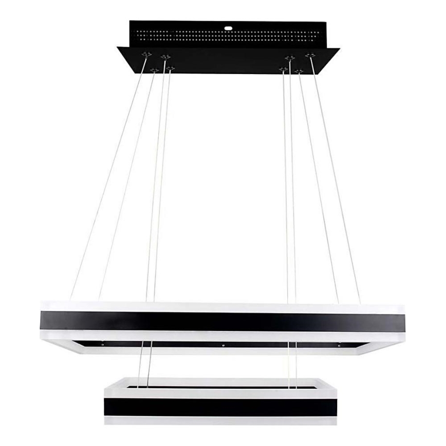 Suspension filaire à intensité variable LED/113W/230V 3000K noir
