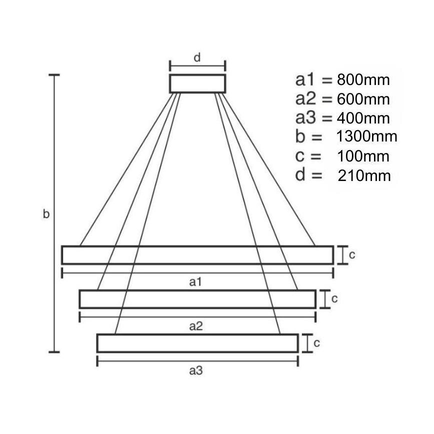 Suspension filaire en cristal à intensité variable LED/115W/230V 3000-6500K chrome brillant + télécommande