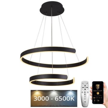 Suspension filaire à intensité variable LED/120W/230V 3000-6500K d. 60 cm + Télécommande