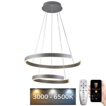 Suspension filaire à intensité variable LED/120W/230V 3000-6500K d. 60 cm + Télécommande