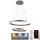 Suspension filaire à intensité variable LED/120W/230V 3000-6500K d. 60 cm + Télécommande