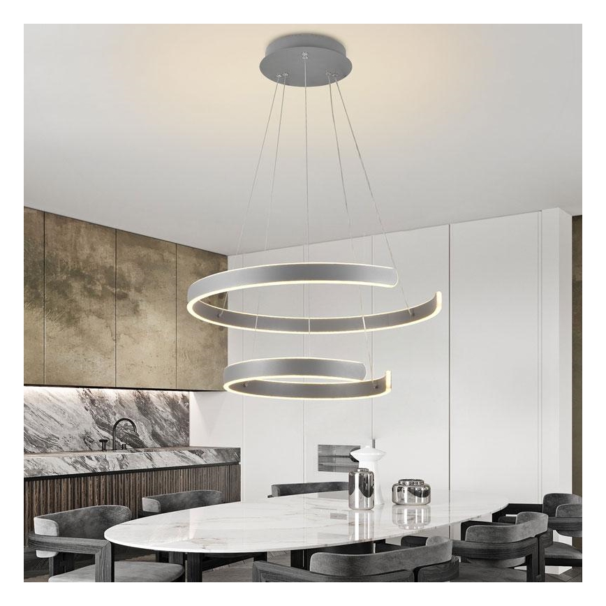 Suspension filaire à intensité variable LED/120W/230V 3000-6500K + télécommande