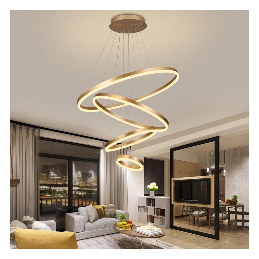 Suspension filaire à intensité variable LED/125W/230V 3000-6500K + télécommande
