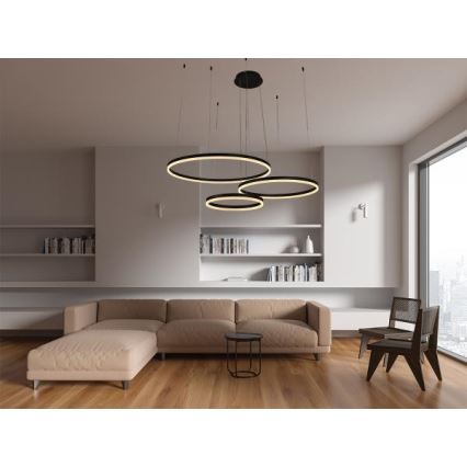 Suspension filaire à intensité variable LED/125W/230V 3000-6500K + Télécommande