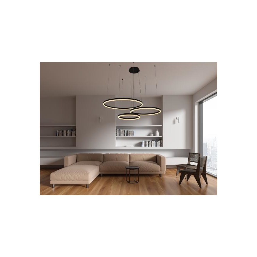 Suspension filaire à intensité variable LED/125W/230V 3000-6500K + Télécommande